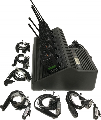 6x Motorola GP680 Set mit Security Headsets