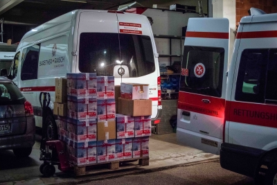 Die Johanniter-Weihnachtstrucker sind von ihrer großen Fahrt zurück - Willkommen zuhause!